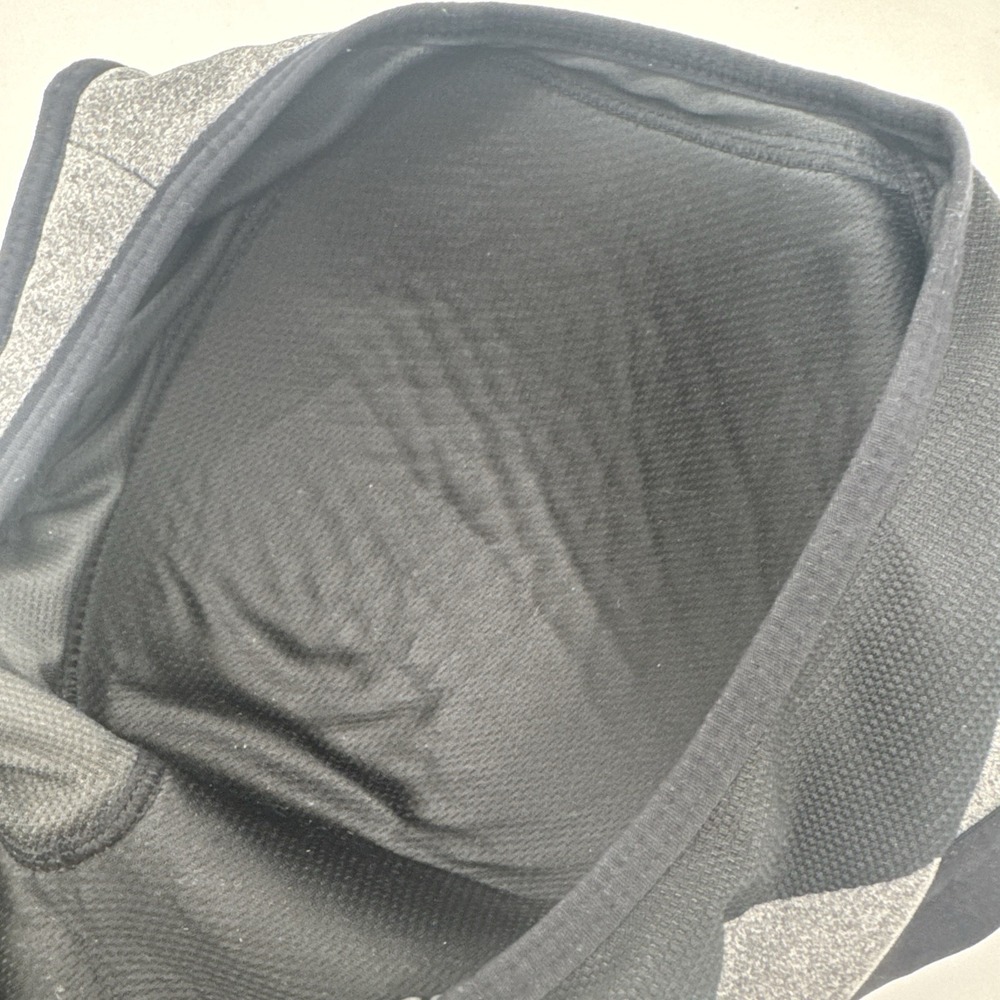Avia Women's Sports Bra Gray Black Size 40DD Nylon Polyester Spandex - Picture 7 of 8